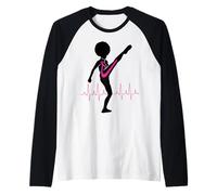 Cancer du Sein Black Girl Magic Afro Women Fight Kick Survive Manche Raglan
