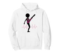 Cancer du Sein Black Girl Magic Afro Women Fight Kick Survive Sweat à Capuche