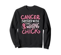 Cancer du Sein en Octobre Rose avec Le Mauvais Poussin Sweatshirt