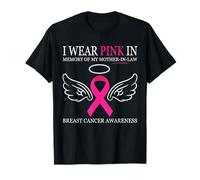 Cancer du Sein - Je Porte du Violet à la mémoire de ma Belle-mère T-Shirt