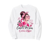 Cancer du Sein Octobre 2026 Ruban Rose Femme Octobre Rose Sweatshirt