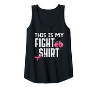 Cancer du sein This Is My Fight Shirt Sensibilisation Warrior Women Débardeur