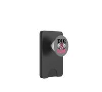 Cancer du Sein Volleyball Dig Cure Wear Pink Out Awareness PopSockets PopWallet pour MagSafe