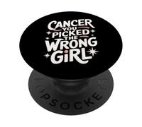 Cancer du Sein Vous Avez Choisi la Mauvaise Fille PopSockets PopGrip Adhésif