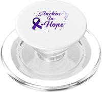 Cancer Fighting Chemotherapy Quote Support PopSockets PopGrip pour MagSafe