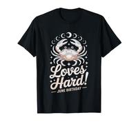 Cancer Juin Zodiaque Aime Intensément Protecteur T-Shirt