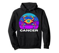 Cancer Le Crabe Horoscope Multicolore Cancer, Crabe Multicolore Sweat à Capuche