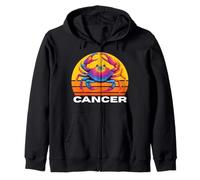 Cancer Le Crabe Horoscope Multicolore Cancer, Crabe Multicolore Sweat à Capuche