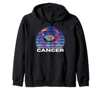 Cancer Le Crabe Horoscope Multicolore Cancer, Crabe Multicolore Sweat à Capuche