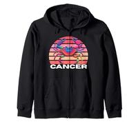 Cancer Le Crabe Horoscope Multicolore Cancer, Crabe Multicolore Sweat à Capuche