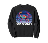 Cancer Le Crabe Horoscope Multicolore Cancer, Crabe Multicolore Sweatshirt