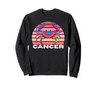 Cancer Le Crabe Horoscope Multicolore Cancer, Crabe Multicolore Sweatshirt