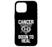 Cancer né pour guérir Cancer Zodiac Coque pour iPhone 16 Pro Max