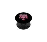 Cancer Picked A Fight with The Wrong Chick Breast Cancer PopSockets PopGrip Adhésif