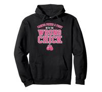 Cancer Picked A Fight with The Wrong Chick Breast Cancer Sweat à Capuche