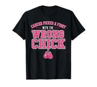 Cancer Picked A Fight with The Wrong Chick Breast Cancer T-Shirt