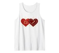 Cancer Sagittaire Love Shirt Saint-Valentin Zodiac Match Débardeur
