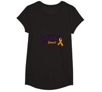 Cancer Sucks Faith Doesnt Citation inspirante Survivor T-Shirt, Fille, Noir, M