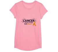 Cancer Sucks Faith Doesnt Citation inspirante Survivor T-Shirt, Fille, Rose, XS