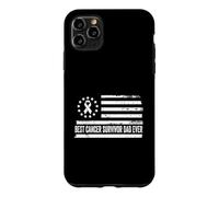 Cancer Survivor Proud Drapeau américain américain Patriotique rétro Coque pour iPhone 11 Pro Max