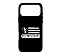 Cancer Survivor Proud Drapeau américain américain Patriotique rétro Coque pour iPhone 17 Pro Max