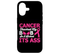 Cancer Touched My Boob So I Kicked Its Ass Coque pour iPhone 17