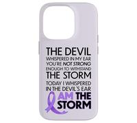 Cancer Warriors I Am The Storm, I Will Survive and Beat It Coque pour iPhone 14 Pro