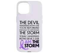 Cancer Warriors I Am The Storm, I Will Survive and Beat It Coque pour iPhone 15