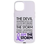 Cancer Warriors I Am The Storm, I Will Survive and Beat It Coque pour iPhone 15 Plus