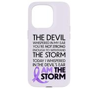 Cancer Warriors I Am The Storm, I Will Survive and Beat It Coque pour iPhone 15 Pro