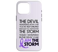 Cancer Warriors I Am The Storm, I Will Survive and Beat It Coque pour iPhone 16 Pro Max
