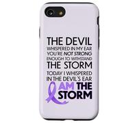 Cancer Warriors I Am The Storm, I Will Survive and Beat It Coque pour iPhone SE (2020) / 7/8