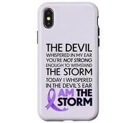 Cancer Warriors I Am The Storm, I Will Survive and Beat It Coque pour iPhone X/XS