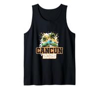 Cancun 2025 Mexique Citation de vacances colorées Débardeur