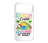 Cancun Cruise Squad 2027 Palmiers Dauphin Ship Voyage Coque pour iPhone 17 Pro Max