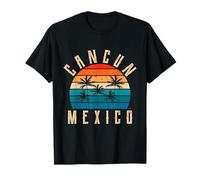 Cancun Mexico Chemise rétro souvenir de plage Cancun Chemise Cancun T-Shirt