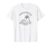 Cancun Mexico Minimalist Beach Sunset Holiday T-Shirt