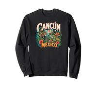 Cancun Mexique Coati et Iguana Sweatshirt