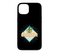Cancun Mexique Dancing Cactus Vintage Tequila Souvenir Coque pour iPhone 13