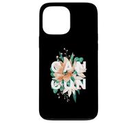 Cancún, Mexique, Design Floral Tropical, Ambiance de Plage Coque pour iPhone 13 Pro Max