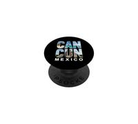 Cancun Mexique Voyage Vacances Plage Ruines Maya PopSockets PopGrip Adhésif