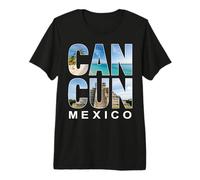 Cancun Mexique Voyage Vacances Plage Ruines Maya T-Shirt Haut de Gamme