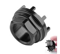 CANCYCC Outil de verrouillage de vélo - Noir - Outil de pédalier de vélo - Avec anneau de fermeture à 8 dents - Compatible avec les coques de pédalier Shimano SRAM ISIS 8 niveaux