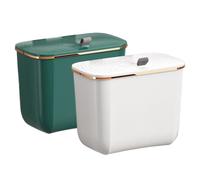 Cand Murd Murd - Bounge de buanderie, bac à Compost en Plastique | Au-Dessus de la de Porte, récipient de Compost avec Sacs, Panier de déchets montables pour Le comptoir, év