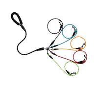 CANDA DE CHIEN DE TRACTION-PET DE PEGNO COURRENT AVEC MUSSHE AVEC AMPOULE IMMADDED, CLIP NO TROUCES SWIVEL 360 ° | Cordon pour chien résistant pour la marche en plein air, le jogging, la randonnée