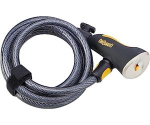CANDADO ESPIRAL ONGUARD DOBERMAN LLAVE 185cmx12mm