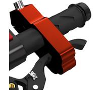 Candado Motorcycle, Aleación De Aluminio Candado Moto Antirrobo, Bloqueo De Un Solo Toque Pinza Moto Antirrobo, Para Ciclomotores, Scooters, Vehículos Todoterreno, Rojo