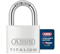 Cadenas à clé - corps Titalium? - anse acier cémenté - 64TI/35 KA6355 ABUS