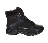 Candal Basket montante en cuir et textile B4N12174 femme-Le noir 37