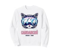 Candanchú Masque de Ski pour Chat Panorama de Montagne Sweatshirt